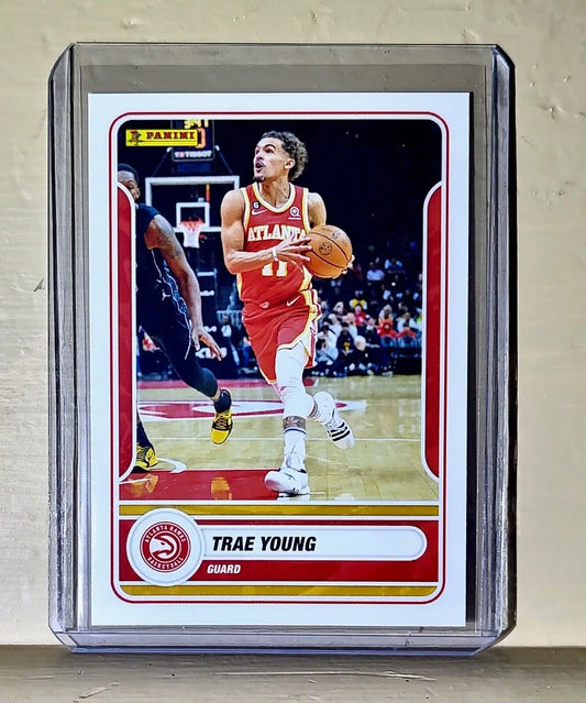 Trae Young 2023-24 Panini NBA Basketball #21 Card Atlanta Hawks - Basketball Card Single
