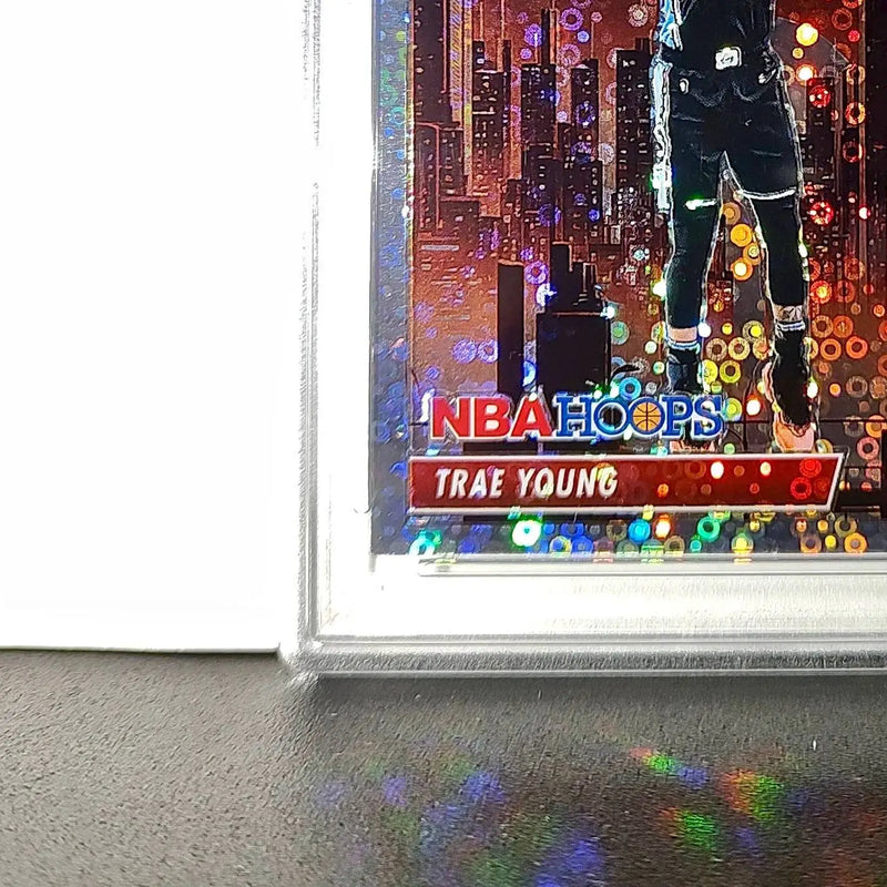 Trae Young 2023 Panini Hoops Premium City Edition #28 Disco Prizm PSA 10 Gem - Basketball Card Single