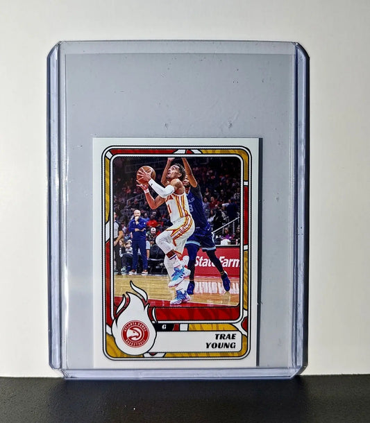 Trae Young 2024-25 Panini NBA #99 Sticker Card Atlanta Hawks - Basketball Card Single