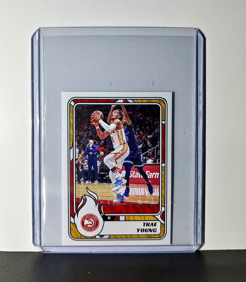 Trae Young 2024-25 Panini NBA #99 Sticker Card Atlanta Hawks - Basketball Card Single
