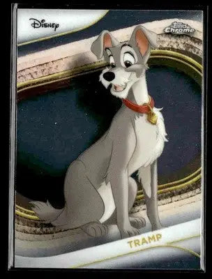 🌟 Tramp, 2025 Topps Chrome Disney #71 🌟 - Non-Sports Card Single