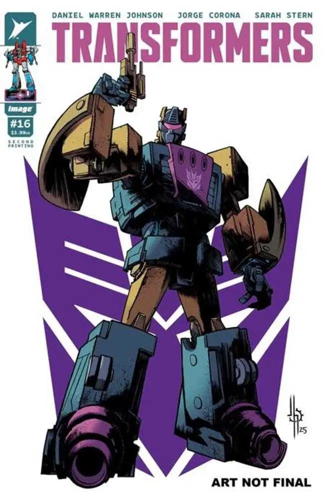 Transformers #16 2nd Print Cover A Jason Howard Decepticon Cover comic book