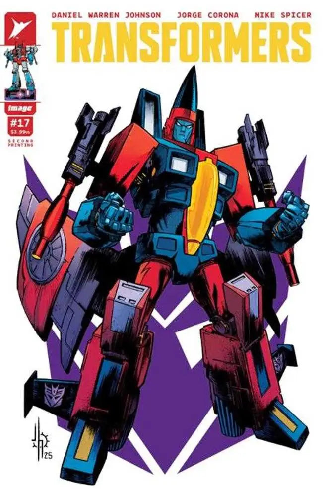 Transformers #17 2nd Print Cover A Jason Howard Decepticon comic book