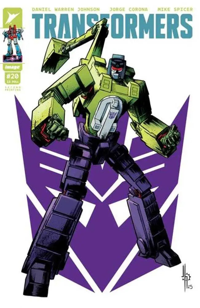 Transformers #20 2 Nd Printing Cover A Jason Howard Decepticon Cover - Comic Book