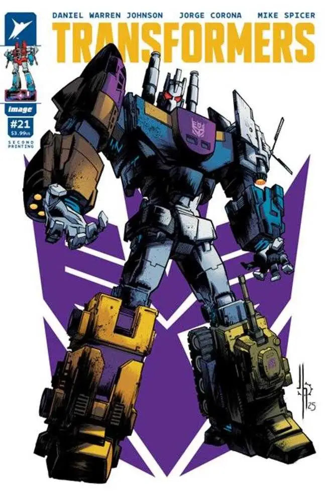 Transformers #21 2 Nd Printing Cover A Jason Howard Decepticon Cover - Comic Book