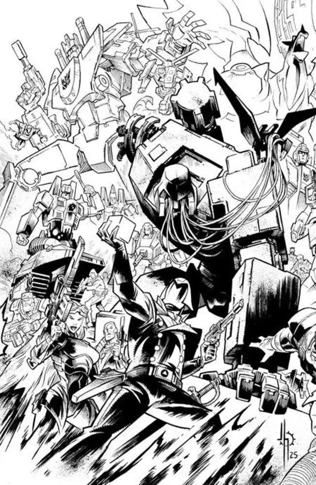 Transformers #21 Cover G Jason Howard Energon Universe Second Anniversary Variant - Back Issues