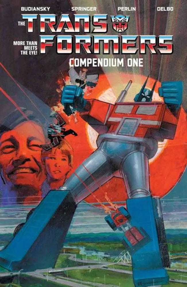 Transformers Comic Book Cover from Transformers Compendium TPB Volume 01