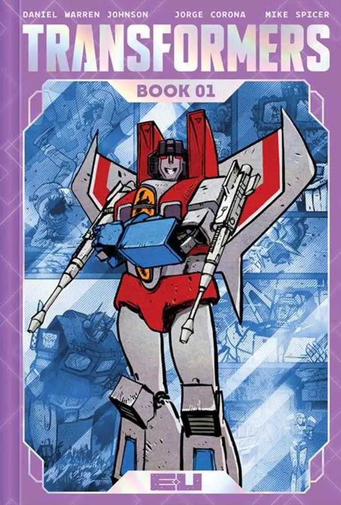Transformers comic book cover by Daniel Warren Johnson, direct market exclusive edition