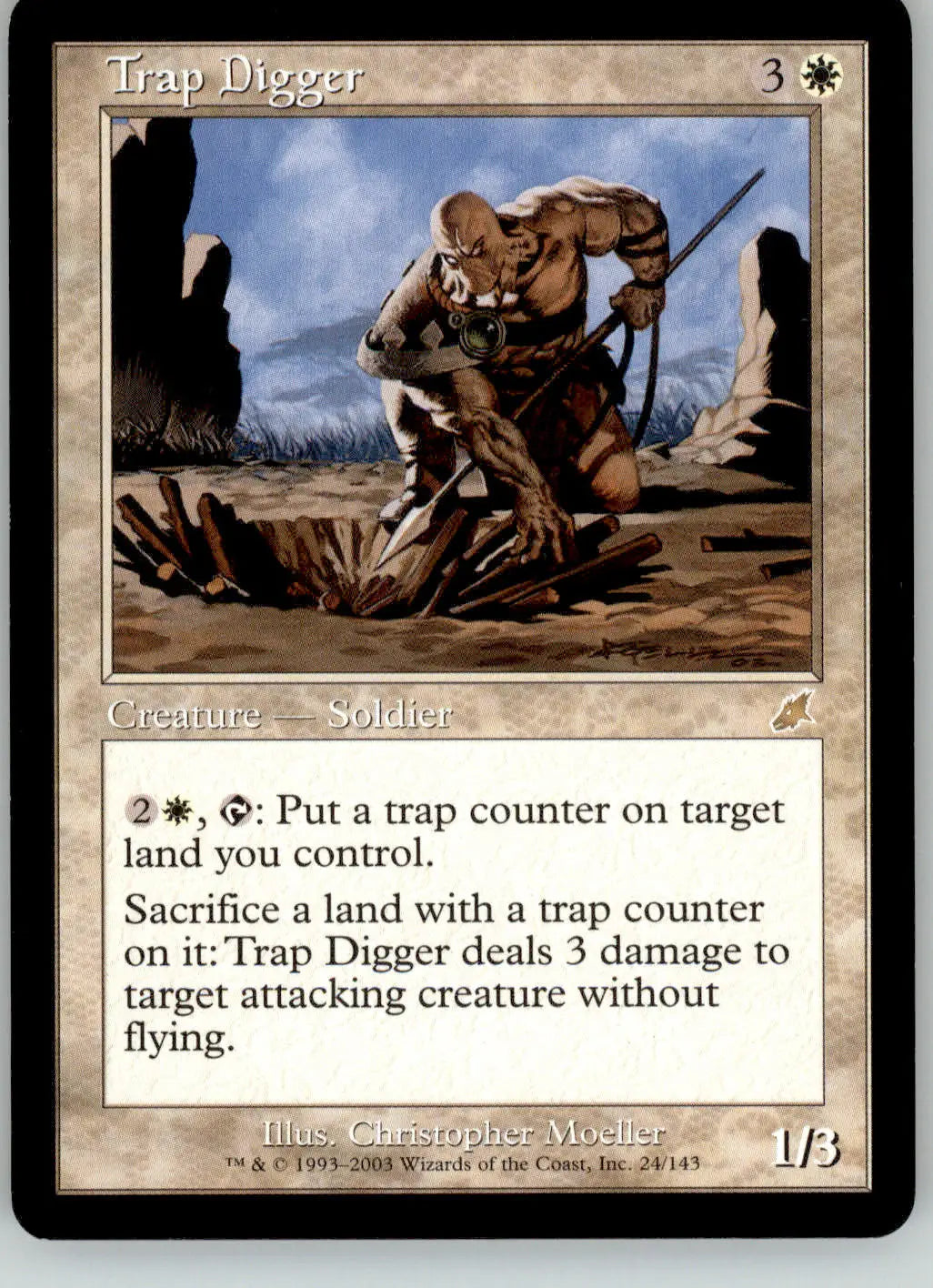 Trap Digger - Scourge - 24 - MP Magic: The Gathering - Magic Card Single