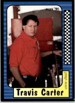 Travis Carter - 1991 Maxx - #120 - Racing - Racing Card Single