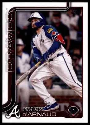 Travis d’Arnaud 2025 Topps #325 Atlanta Braves - Baseball Card Single