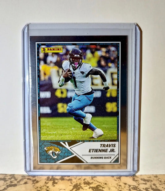 Travis Etienne Jr. 2024 Panini NFL #30 Silver Foil Sticker Card Jaguars - Football Card Single