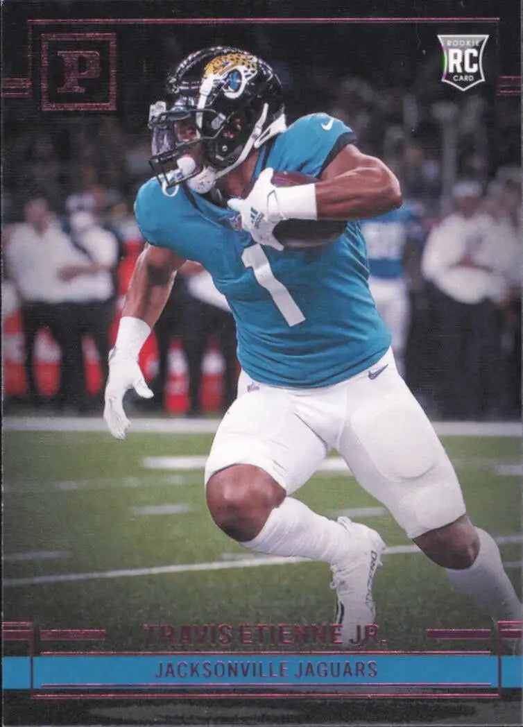 Travis Etienne Jr Rookie 2021 Panini Chronicles Panini Pink #PA-13 Jaguars Card - Football Card Single