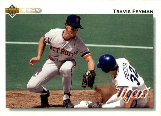 Travis Fryman 1992 Upper Deck MLB #466 Baseball Card Detroit Tigers - Baseball Card Single