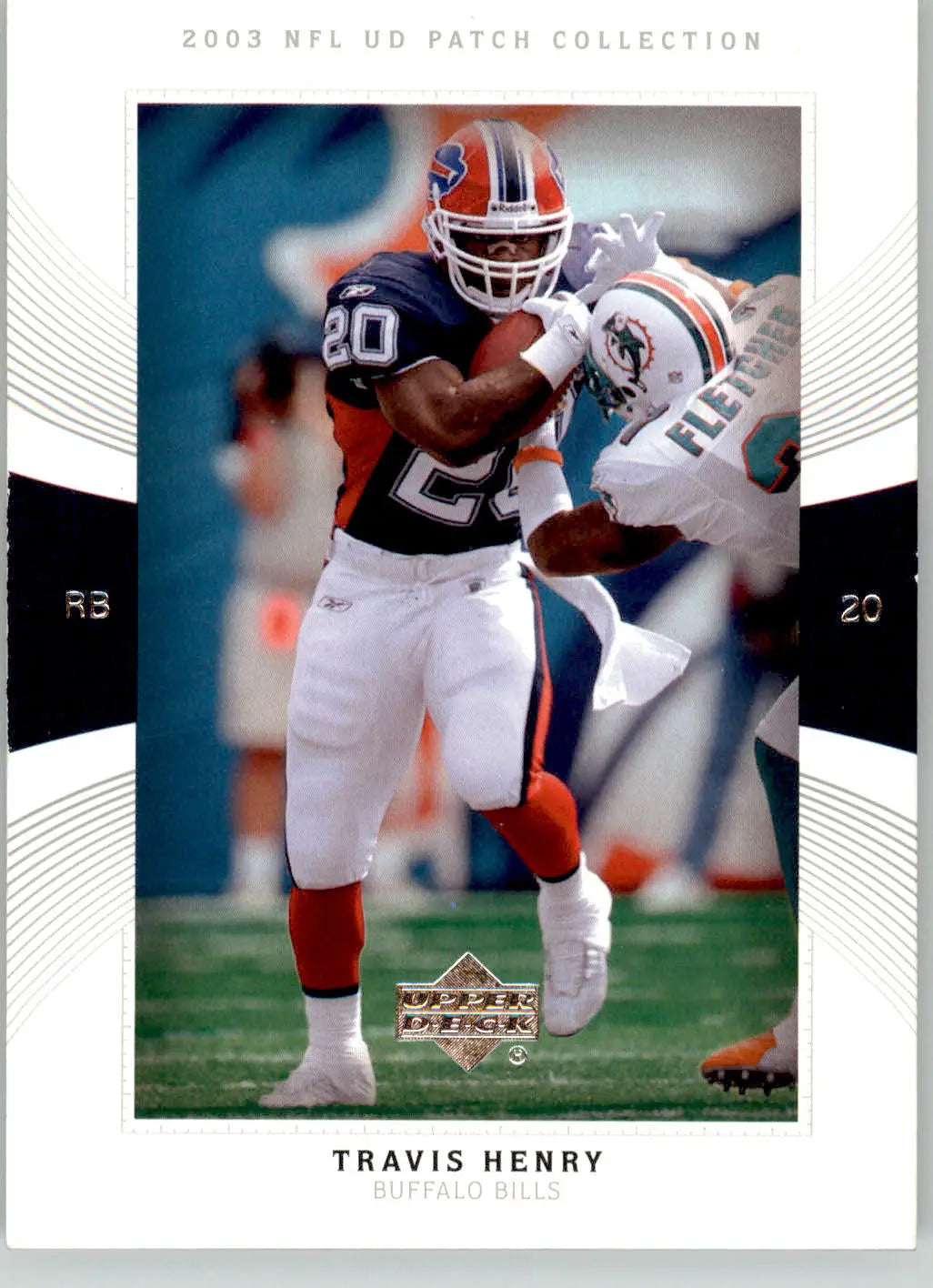 Travis Henry - 2003 UD Patch Collection - #20 - Football - Football Card Single