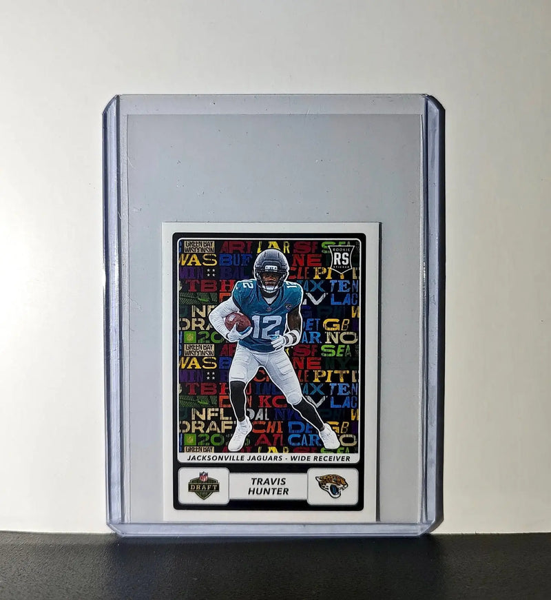 Travis Hunter Rookie 2025 Panini NFL #551 Draft Sticker Jaguars