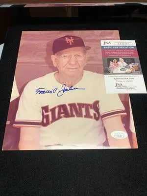 Travis Jackson Signed JSA Certified 8X10 Autographed Photo Vintage Auto - Sports Memorabilia