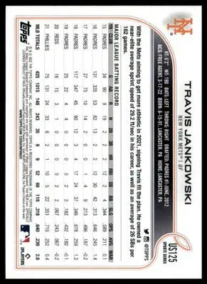 Travis Jankowski 2022 Topps Update #US125 New York Mets - Baseball Card Single