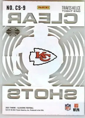 Travis Kelce - 2021 Panini Illusions - #CS-9 - Clear Shots Football - Football Card Single