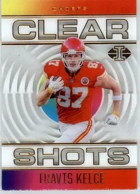 Travis Kelce - 2021 Panini Illusions - #CS-9 - Clear Shots Football - Football Card Single