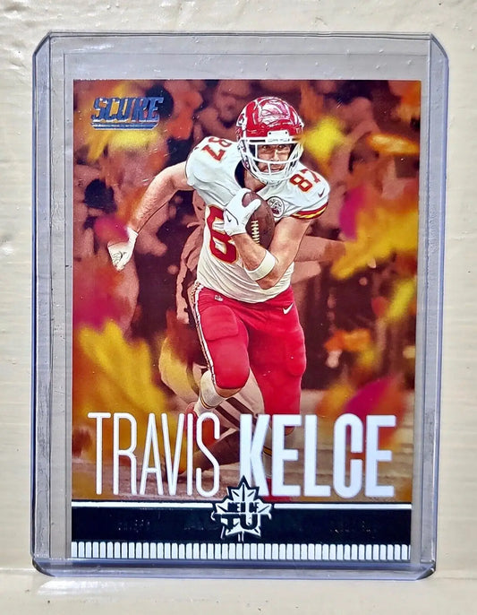 Travis Kelce 2023 Panini NFL #18 Score Men of Autumn Football Card Chiefs - Football Card Single