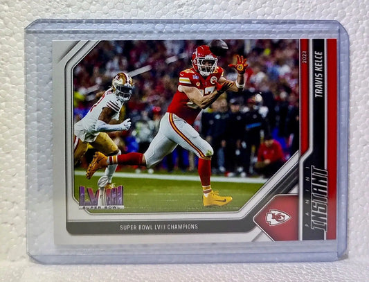 Travis Kelce 2023 Panini NFL Superbowl Champions #5 Card Kansas City Chiefs - Football Card Single
