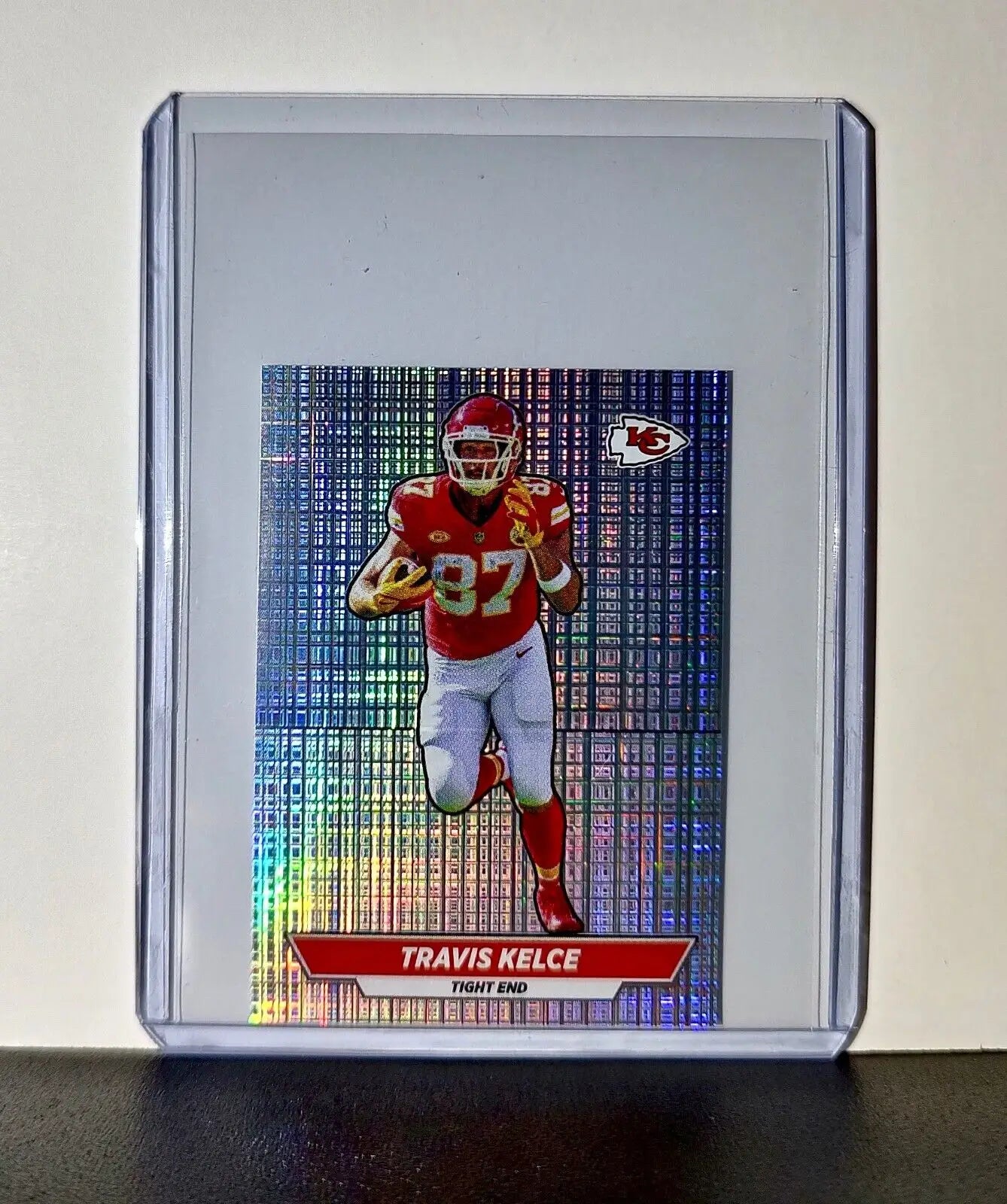 Travis Kelce 2024 Panini NFL Sticker #260 Foil Kansas City Chiefs
