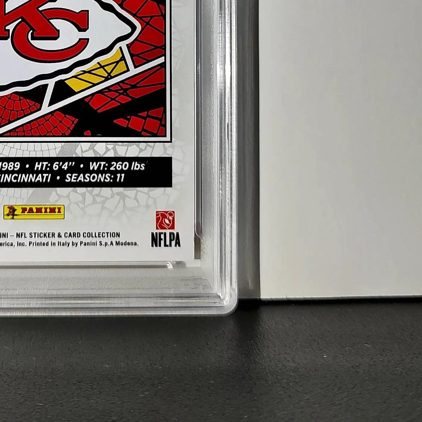 Travis Kelce 2024 Panini Sticker Collection 026/049 #1 Bronze Foil PSA 9 Mint