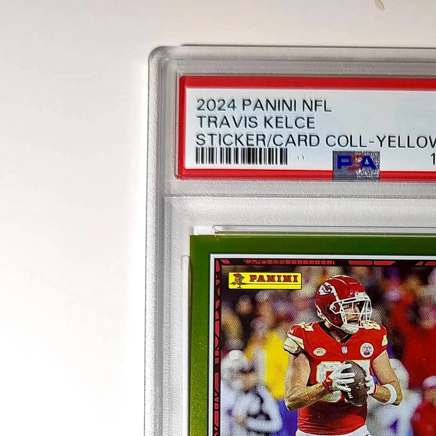 Travis Kelce 2024 Panini Sticker Collection 078/199 #1 Gold Foil PSA 9 Mint