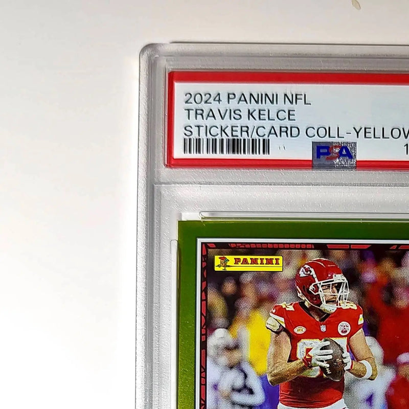 Travis Kelce 2024 Panini Sticker Collection 078/199 #1 Gold Foil PSA 9 Mint