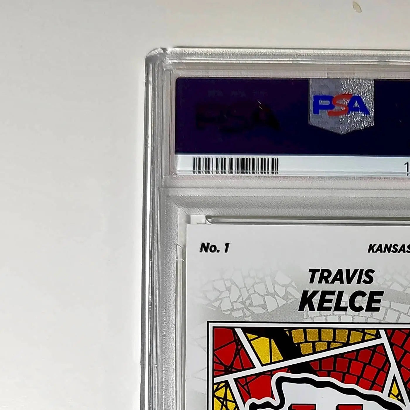 Travis Kelce 2024 Panini Sticker Collection 078/199 #1 Gold Foil PSA 9 Mint