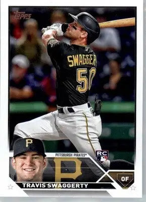 Travis Swaggerty - 2023 Topps - #67 - RC Baseball - Baseball Card Single