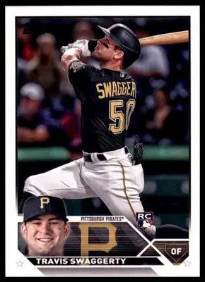 Travis Swaggerty Rookie 2023 Topps #67 Pittsburgh Pirates - Baseball Card Single