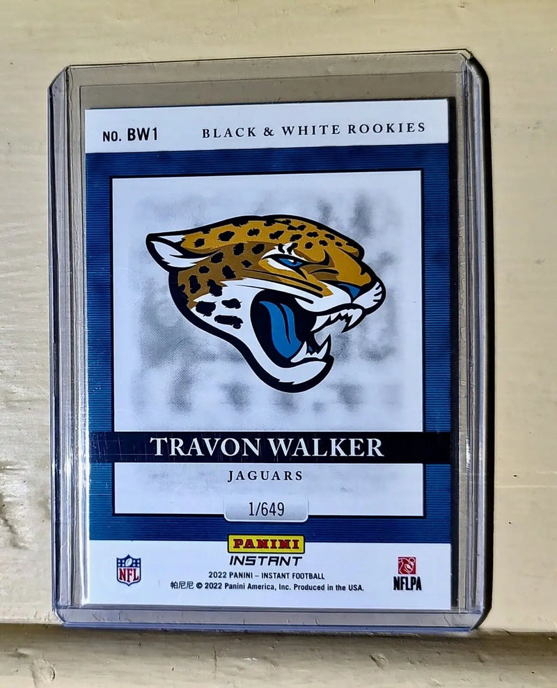 Travon Walker 2022 Panini NFL Black & White Rookies #1 Football Card 1 of 649 - Football Card Single