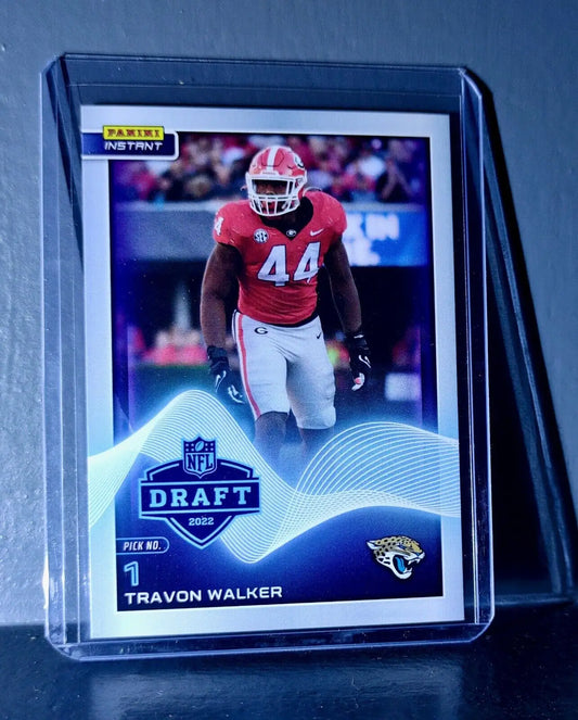 Travon Walker 2022 Panini NFL Instant Draft Night #1 Rookie Card 1 of 3171 - Football Card Single