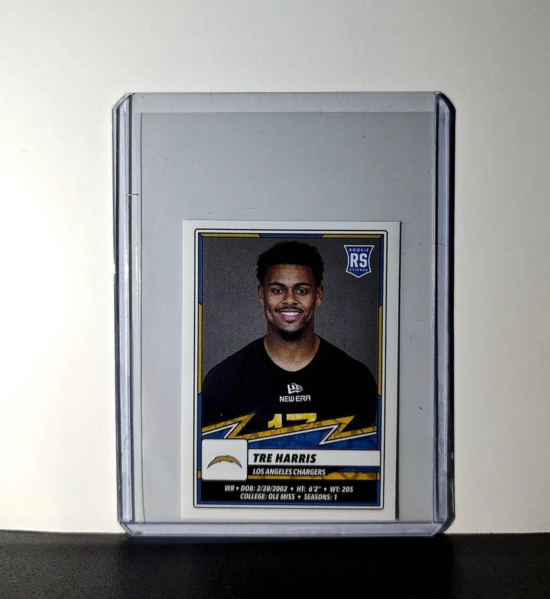 Tre Harris Rookie 2025 Panini NFL #285 Sticker Chargers