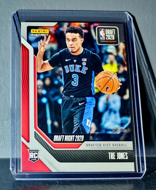 Tre Jones 2020-21 Panini NBA Draft Night #30 Basketball Rookie Card 1 of 287 - Basketball Card Single