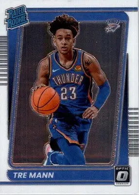 Tre Mann - 2021-22 Donruss Optic - #168 - RC Basketball - Basketball Card Single
