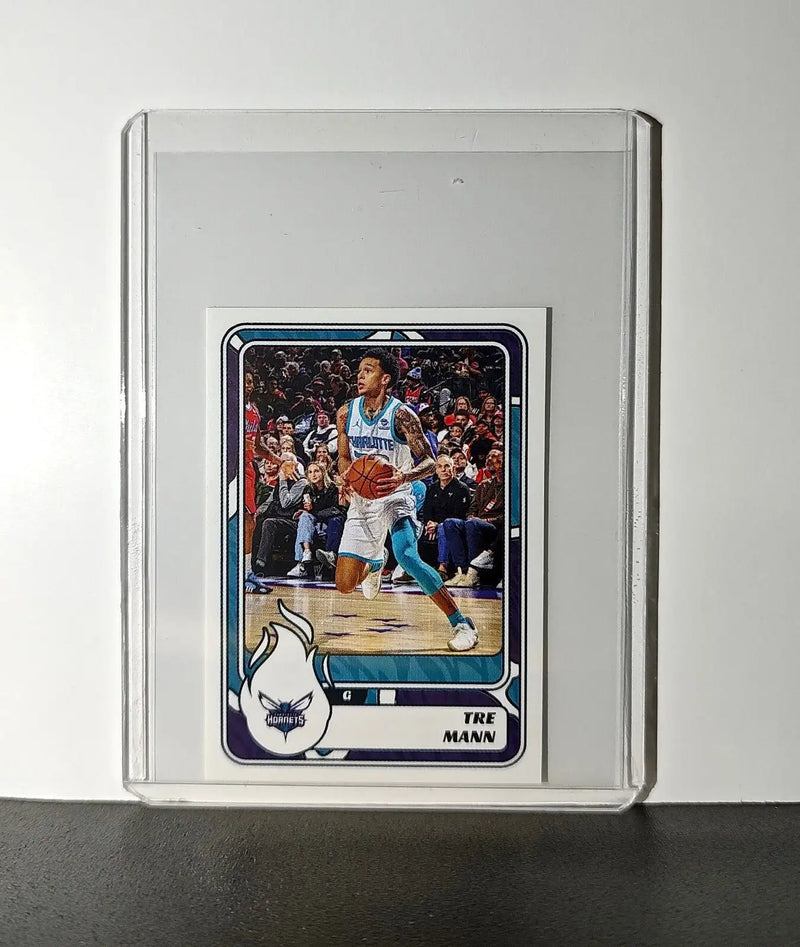Tre Mann 2024-25 Panini NBA #143 Sticker Card Charlotte Hornets - Basketball Card Single