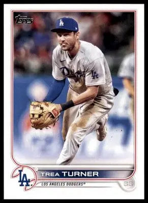 Trea Turner 2022 Topps #550 Los Angeles Dodgers - Baseball Card Single