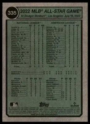 Trea Turner / Tim Anderson AS 2023 Topps Heritage #335 - Baseball Card Single