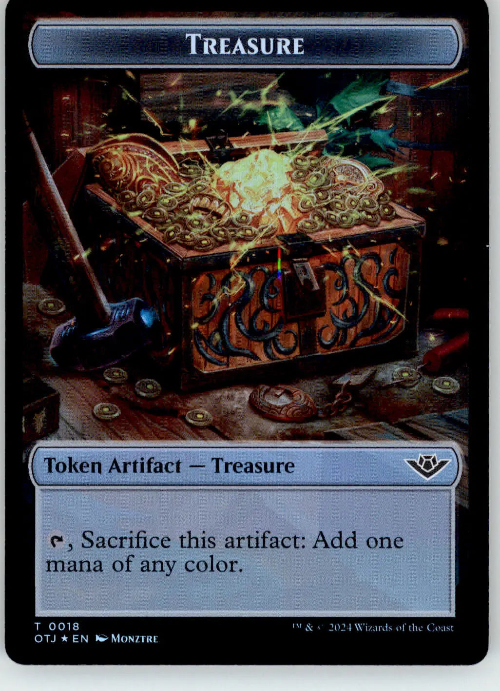 Treasure // Copy Token - Outlaws of Thunder Junction - 18 // 1 - Foil NM Magic