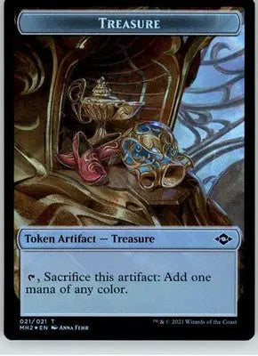 Treasure // Phyrexian Germ Token - Modern Horizons 2 - 21 // 3 - Foil NM Magic - Magic Card Single