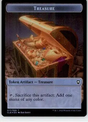 Treasure // Rabbit Token - Commander Legends: Baldur’s Gate - 17 // 4 - Foil NM - Magic Card Single