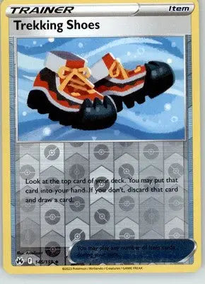 Trekking Shoes - Crown Zenith - 145/159 - Reverse Holo LP Pokemon - Pokémon Card Single