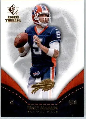 Trent Edwards - 2008 SP Rookie Threads - #10 - Football - Football Card Single
