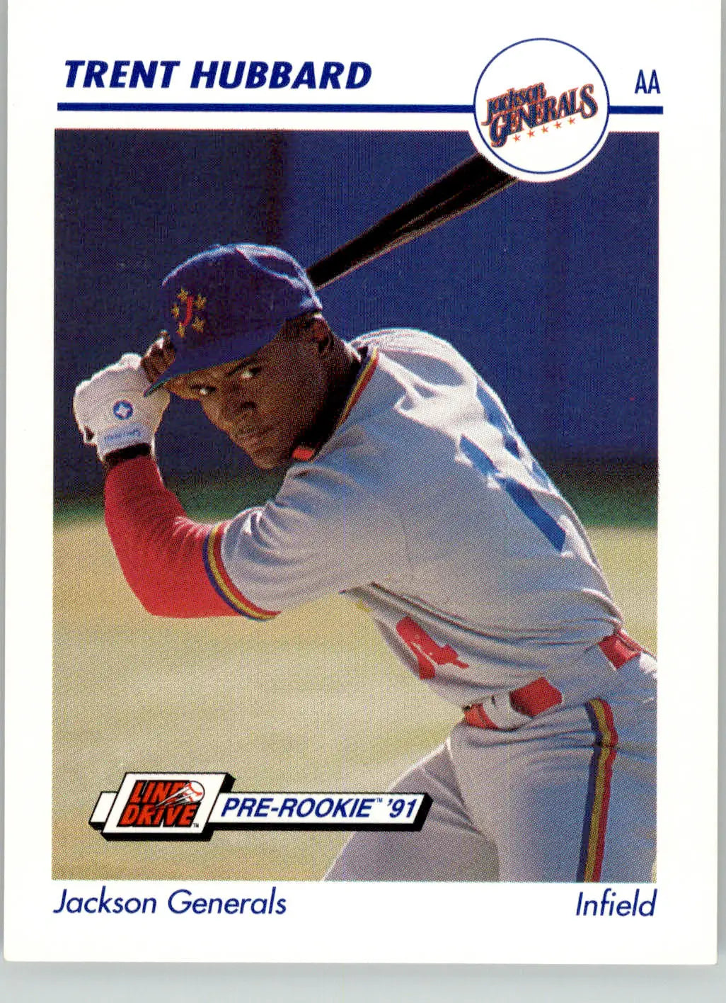 Trent Hubbard - 1991 Line Drive AA - #561 - Baseball - Baseball Card Single