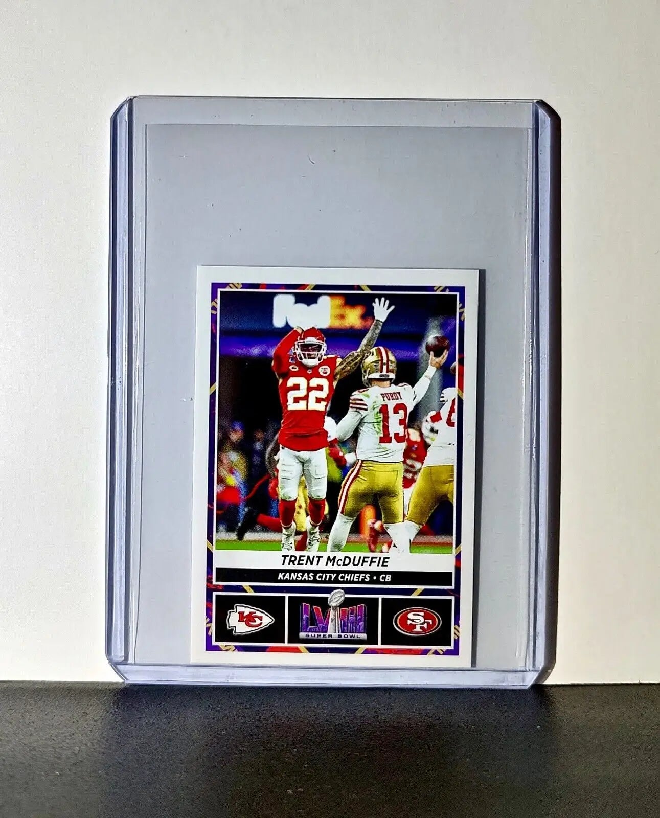 Trent McDuffie 2024 Panini NFL Sticker #37 Super Bowl Kansas City Chiefs - Football Card Single