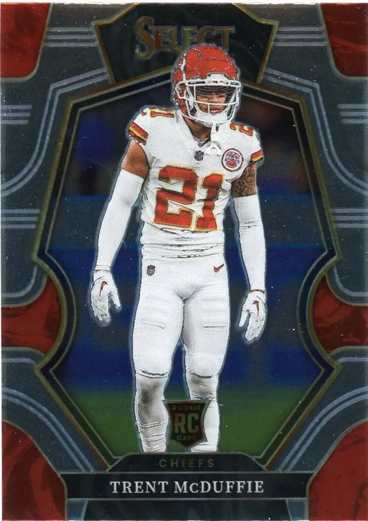 Trent McDuffie Rookie 2022 Panini Select Premier 150 Kansas City Chiefs Football - Football Card Single