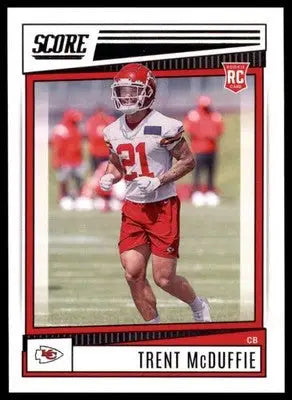 Trent McDuffie Rookie 2022 Score #328 Kansas City Chiefs - Football Card Single